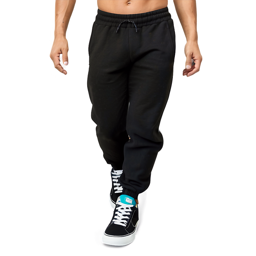 Download Thick Black Sweatpants Png Ltq | Wallpapers.com