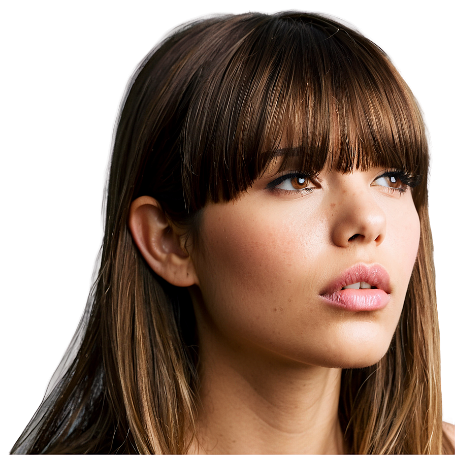 Thick Hair With Bangs Png 62 PNG