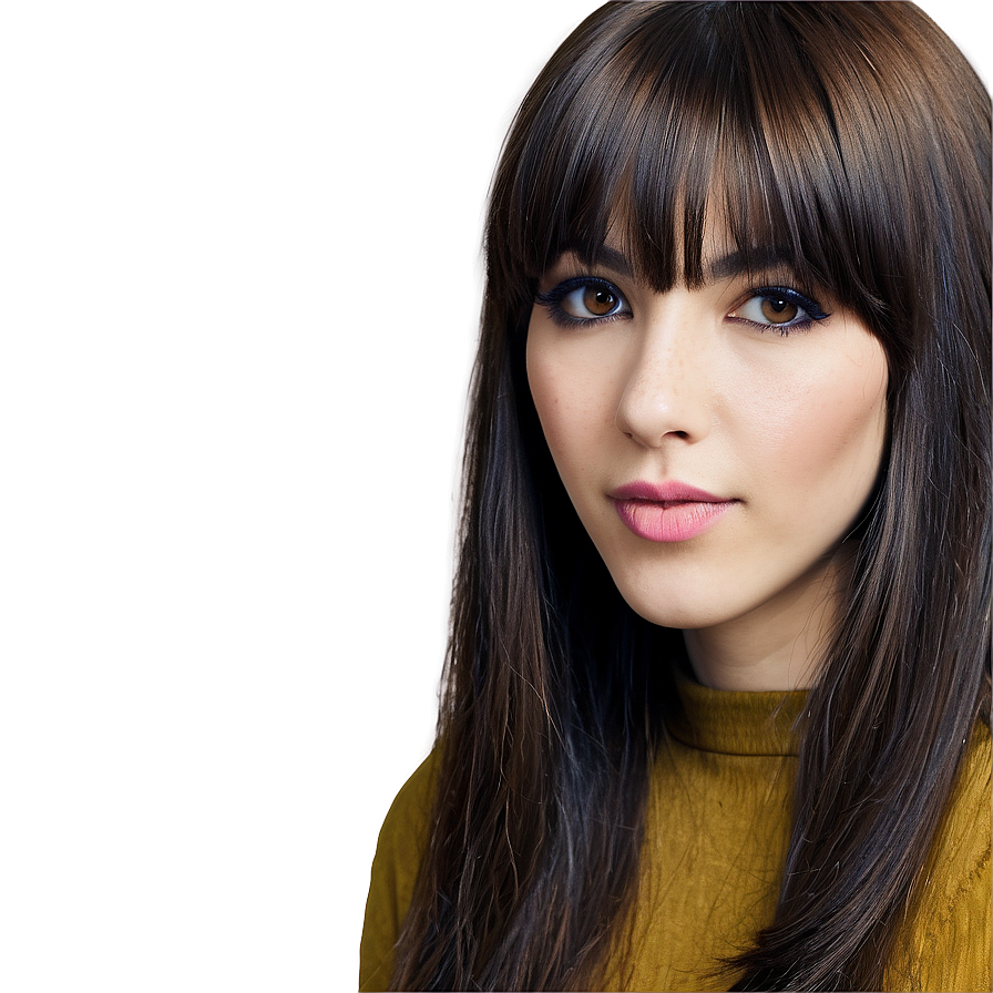 Thick Hair With Bangs Png Uuj PNG