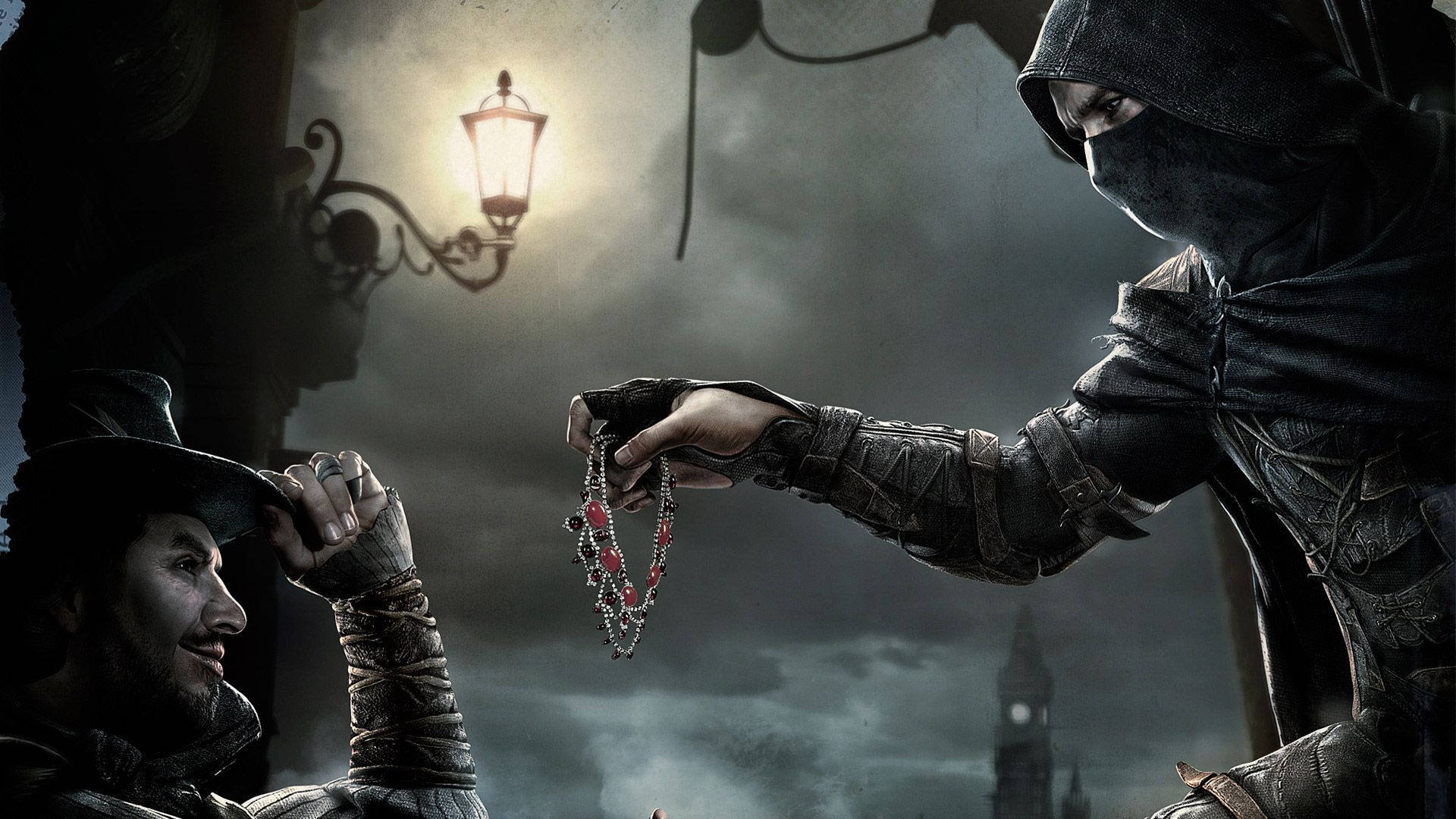 Thief Giving Jewelry Wallpaper