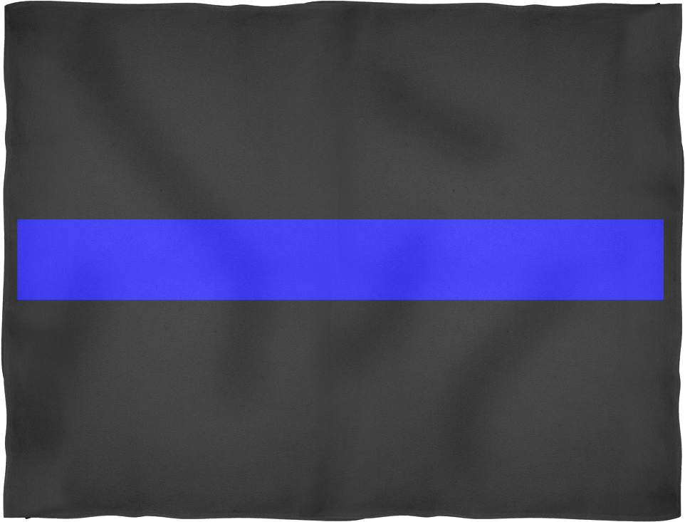 Thin Blue Line Flag PNG