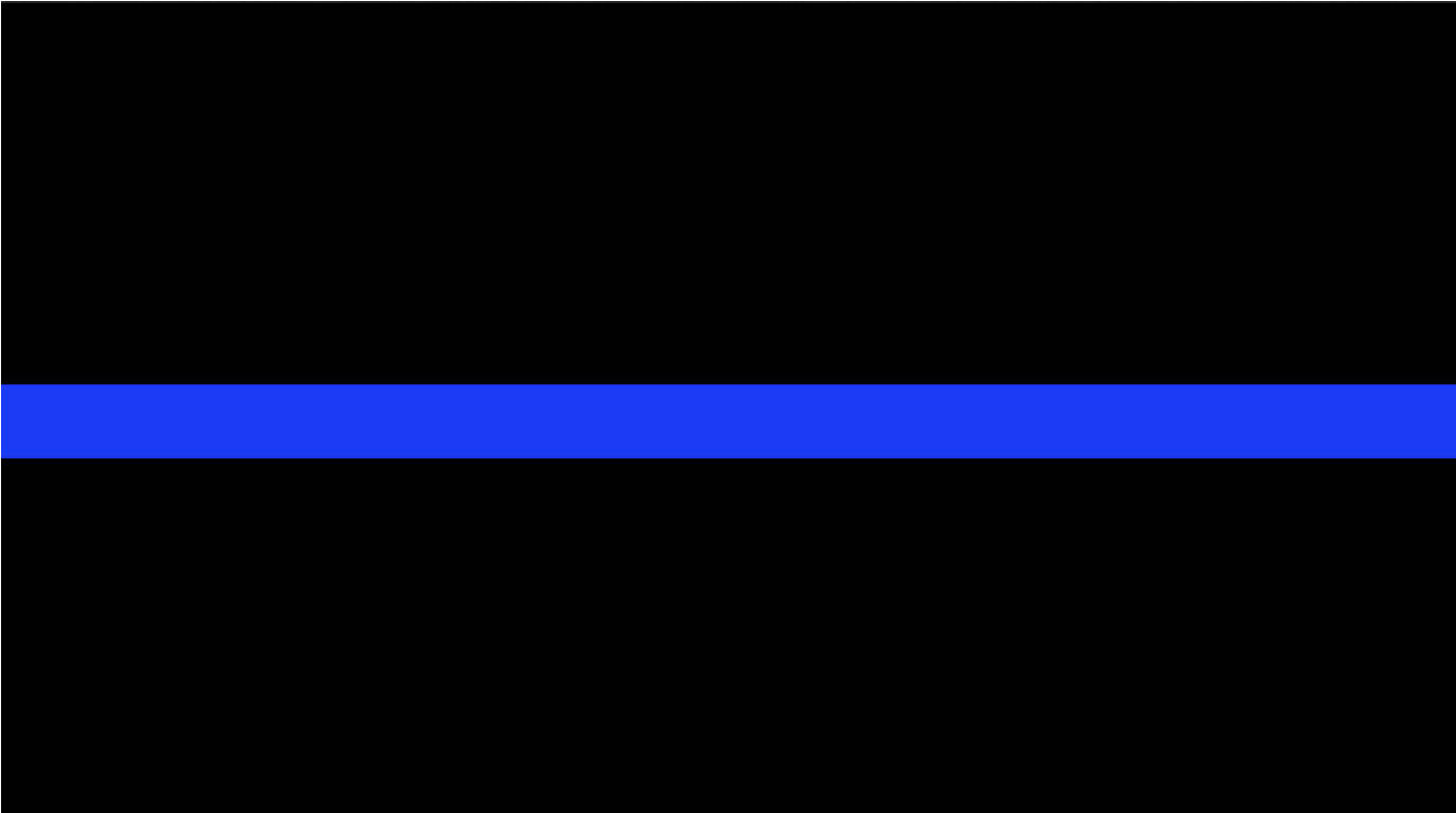 Thin Blue Line Flag - A Symbol of Police Brotherhood Wallpaper