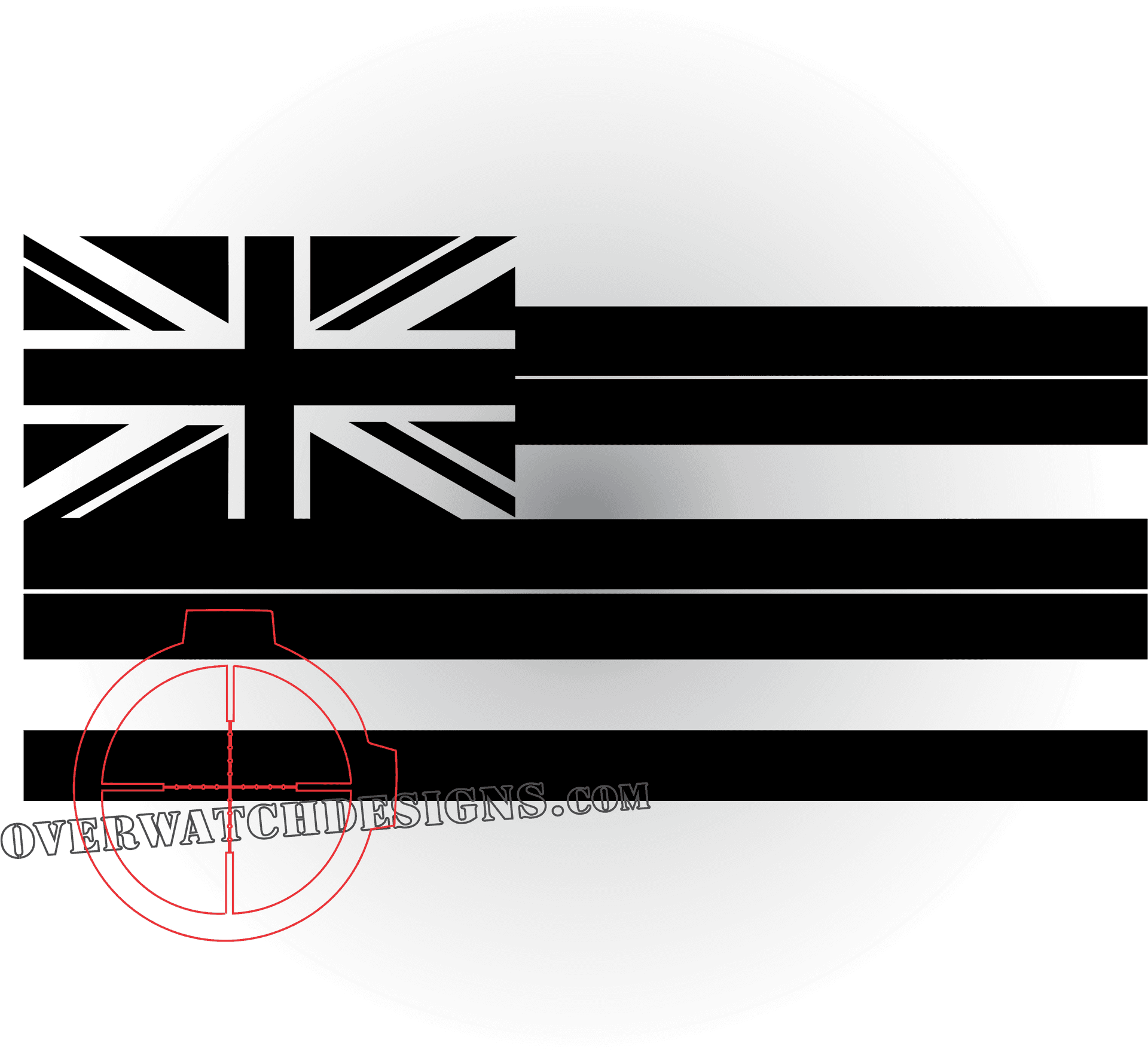 Thin Blue Line U K Flag Overlay PNG