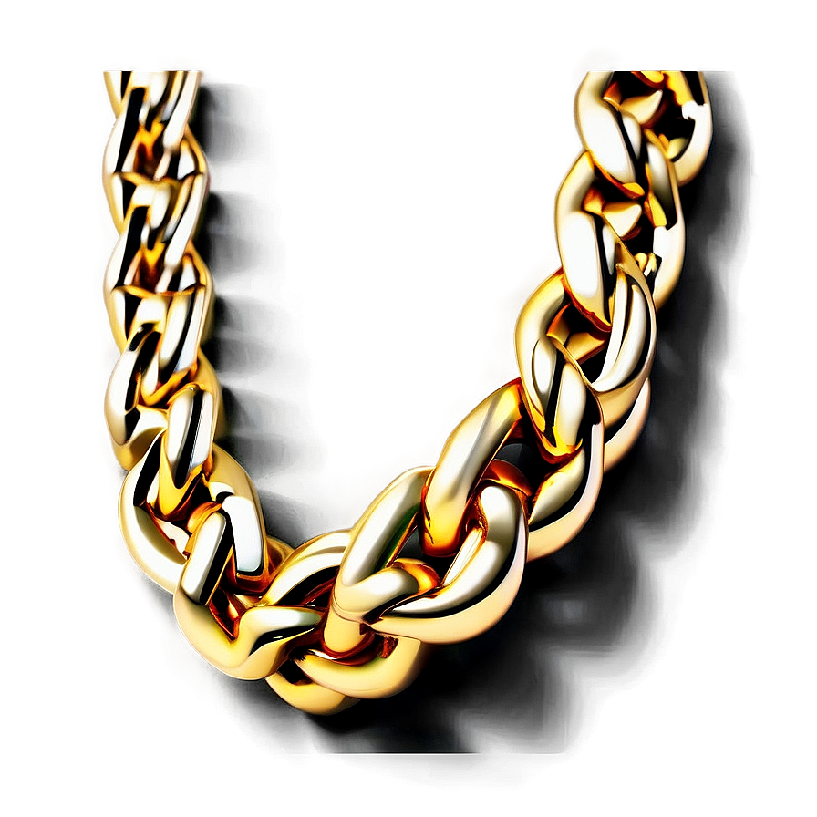 Thin Cuban Link Chain Png Dyt32 PNG
