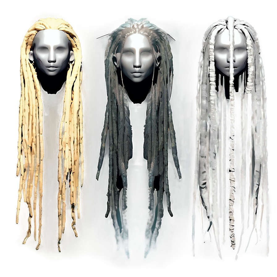 Thin Dreads Collection Png 05242024 PNG