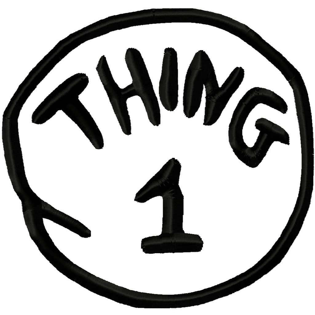 Thing 1 Black Logo Picture