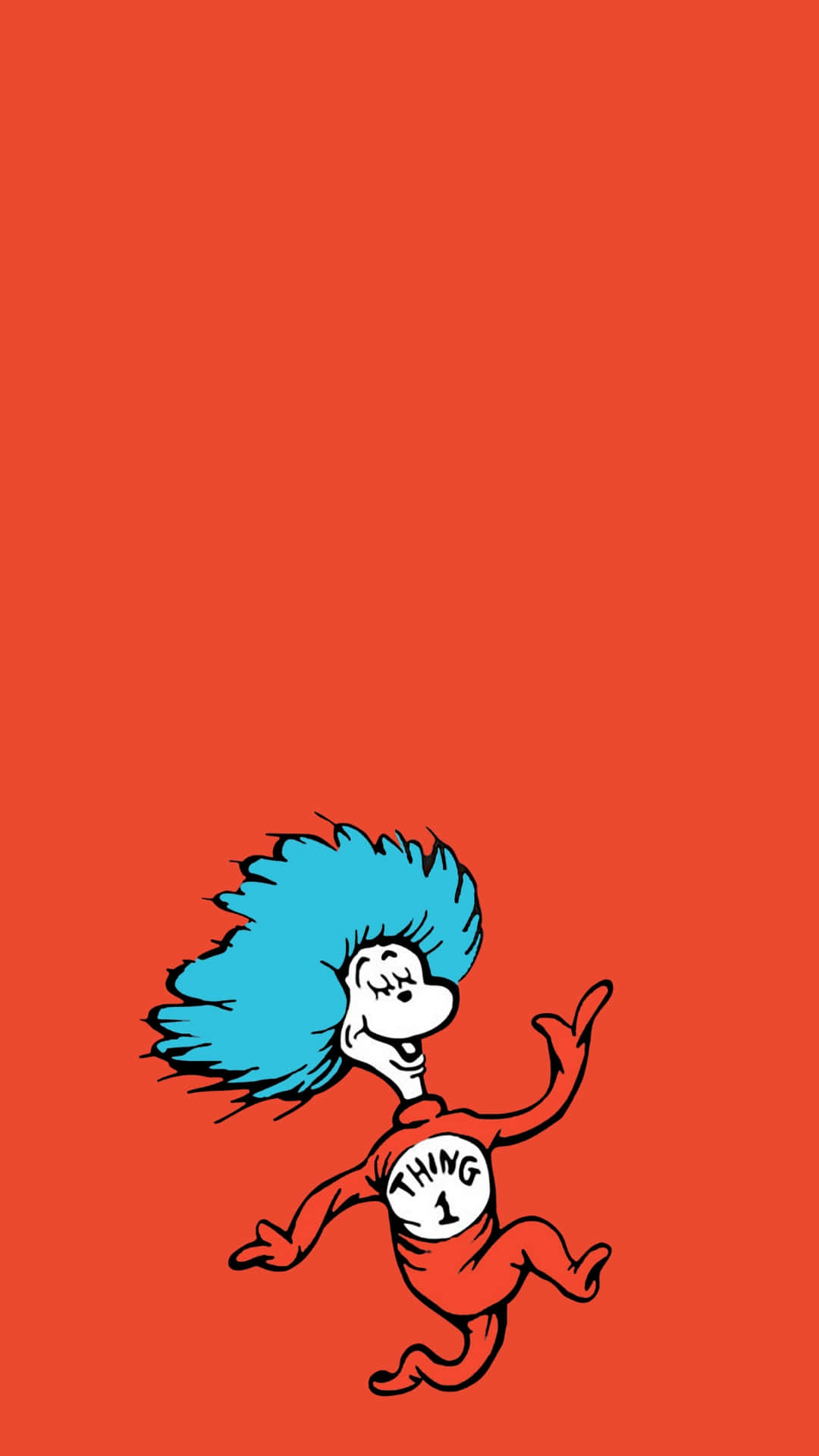 Thing1 Karakter Illustratie Achtergrond