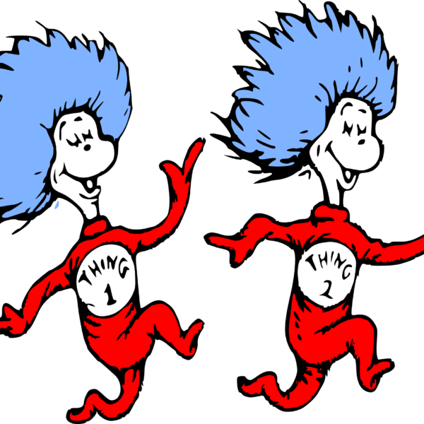 Download Thing1and Thing2 Cartoon | Wallpapers.com