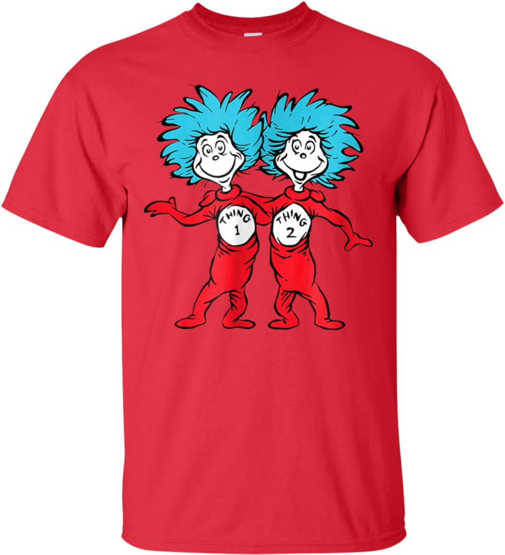 Download Thing1and Thing2 Red T Shirt | Wallpapers.com