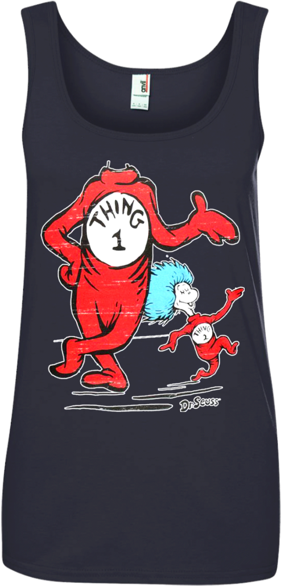 Thing1and Thing2 Tank Top PNG