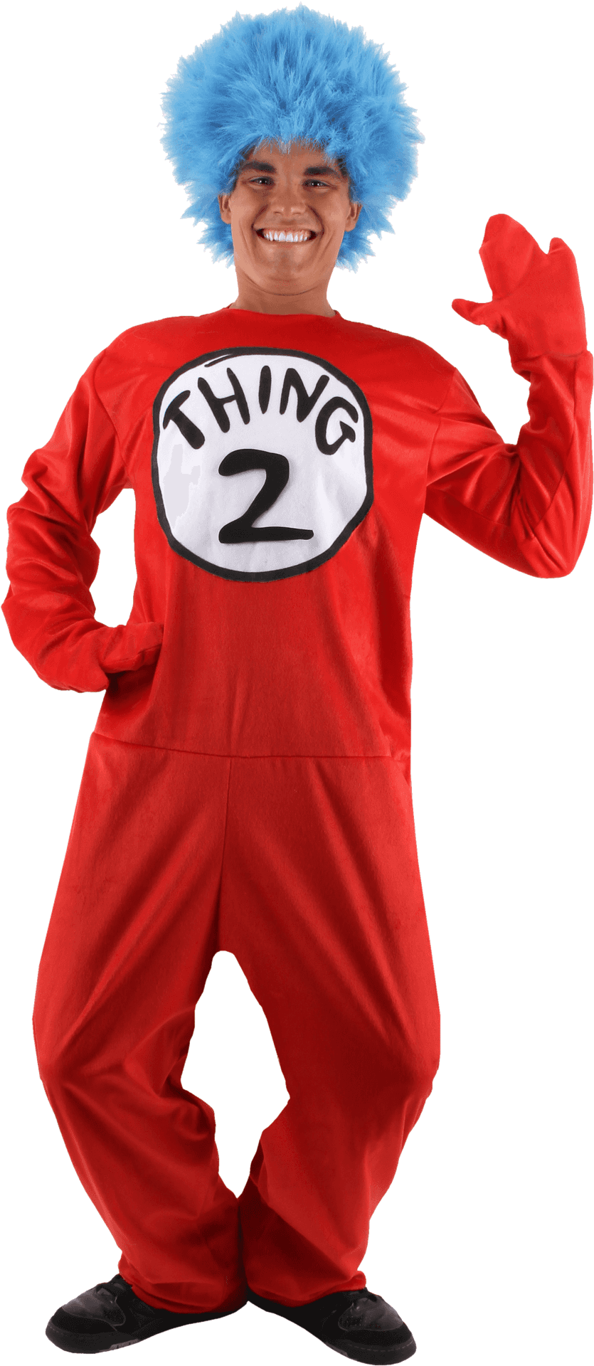 Download Thing2 Costume Portrait | Wallpapers.com