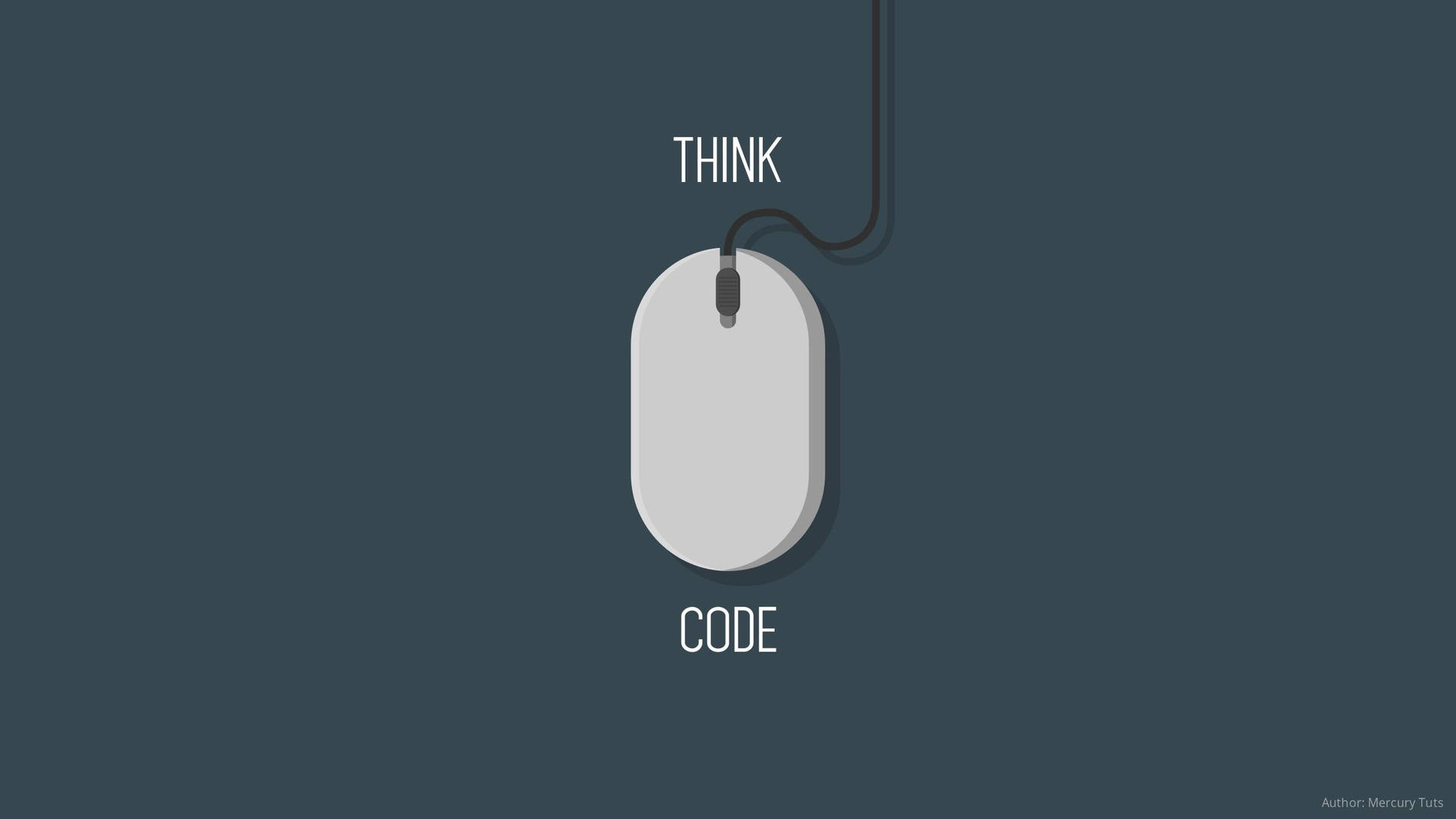 Think About Coding Wallpaper