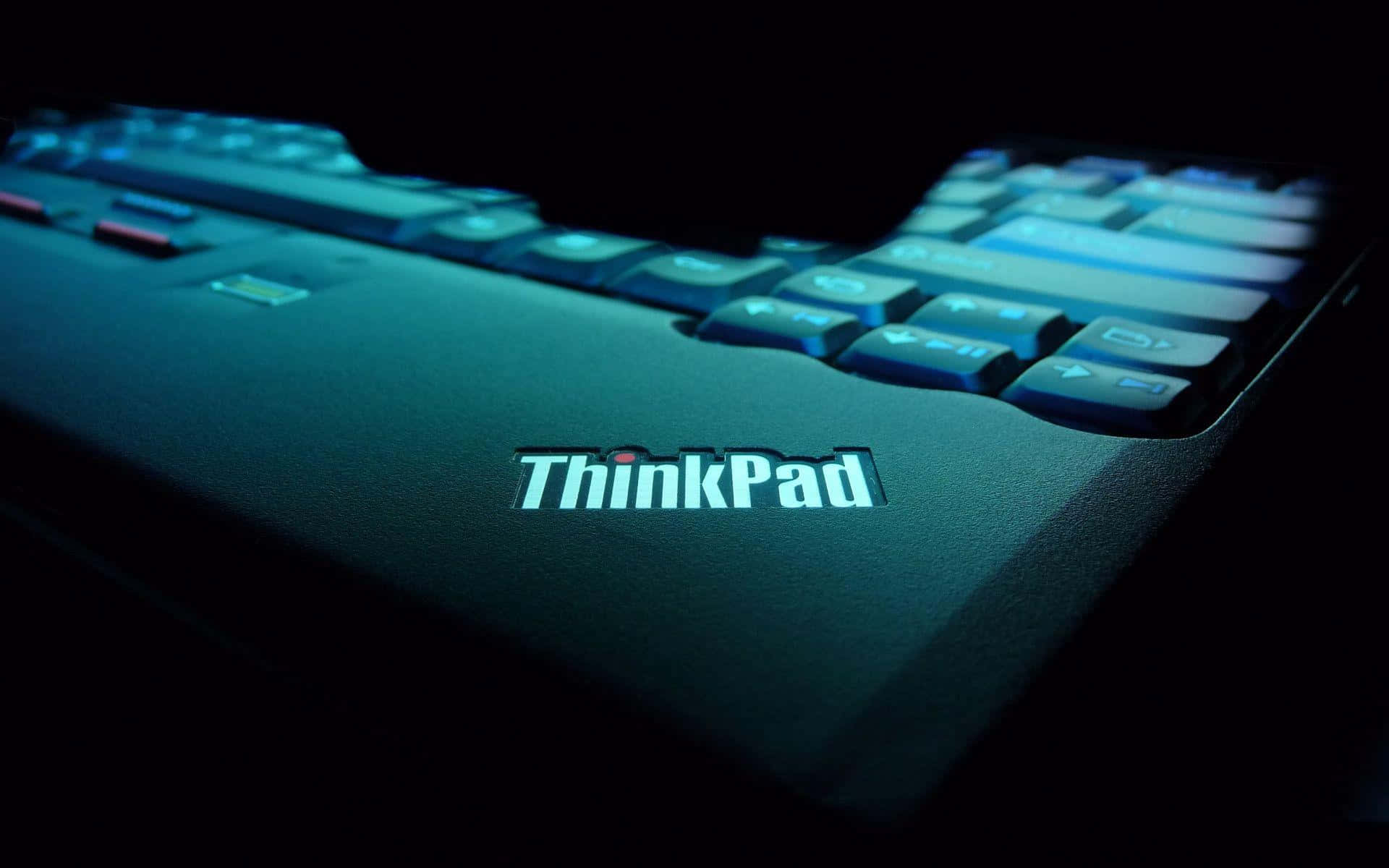 Think Pad Keyboard Closeup Dark Background Wallpaper