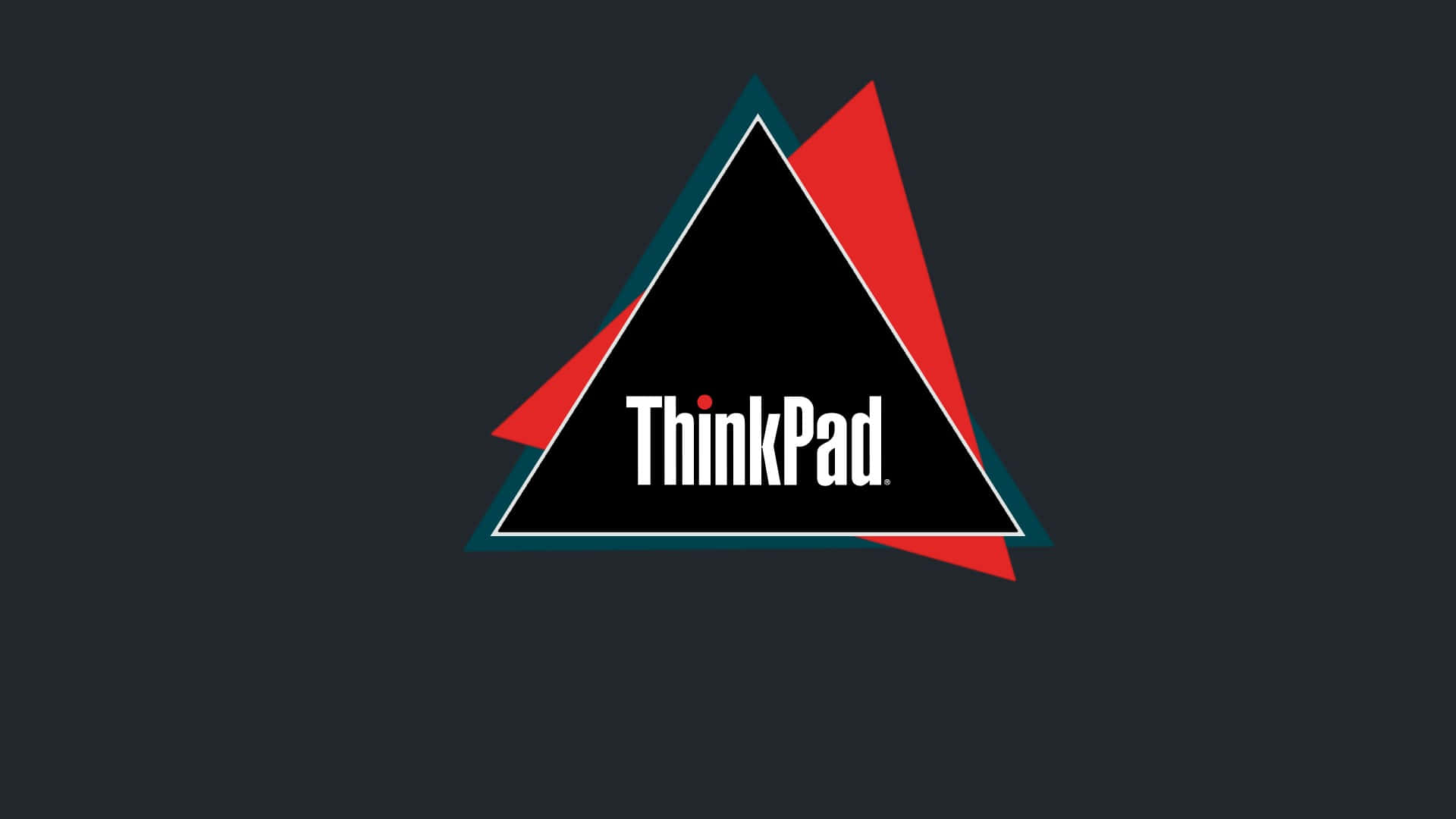 Think Pad Logo Abstract Design Wallpaper