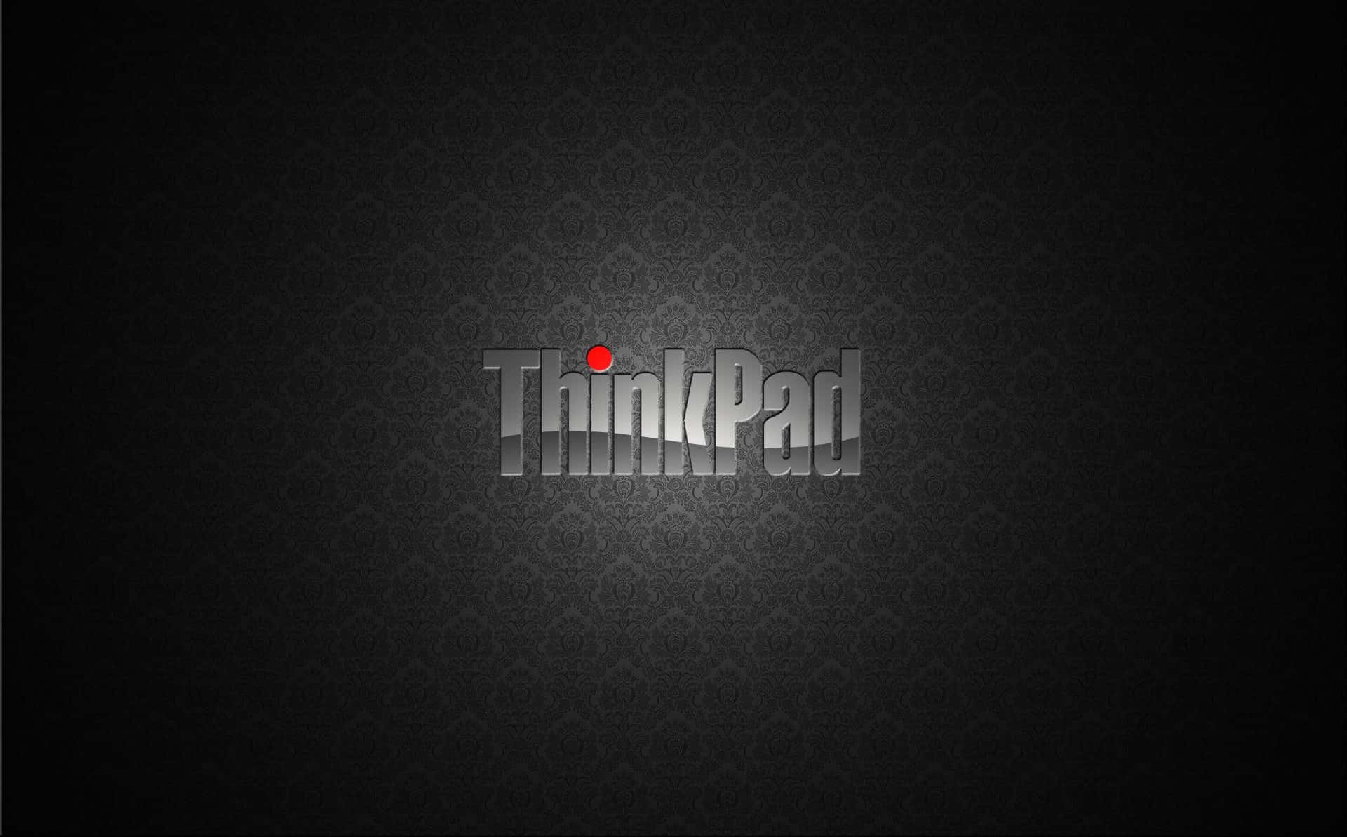 Think Pad Logo Dark Background Wallpaper