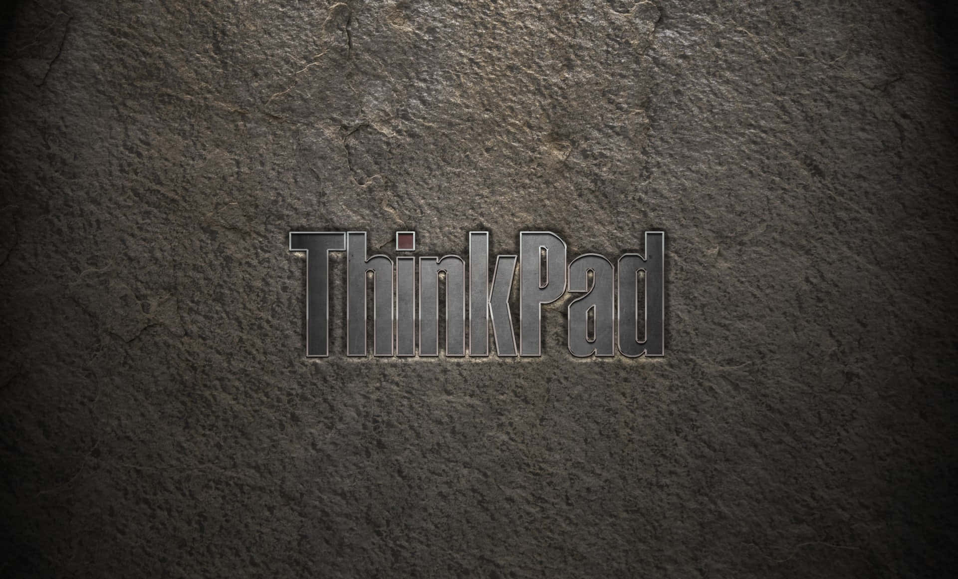 Think Pad Logo Embossedon Textured Surface Wallpaper