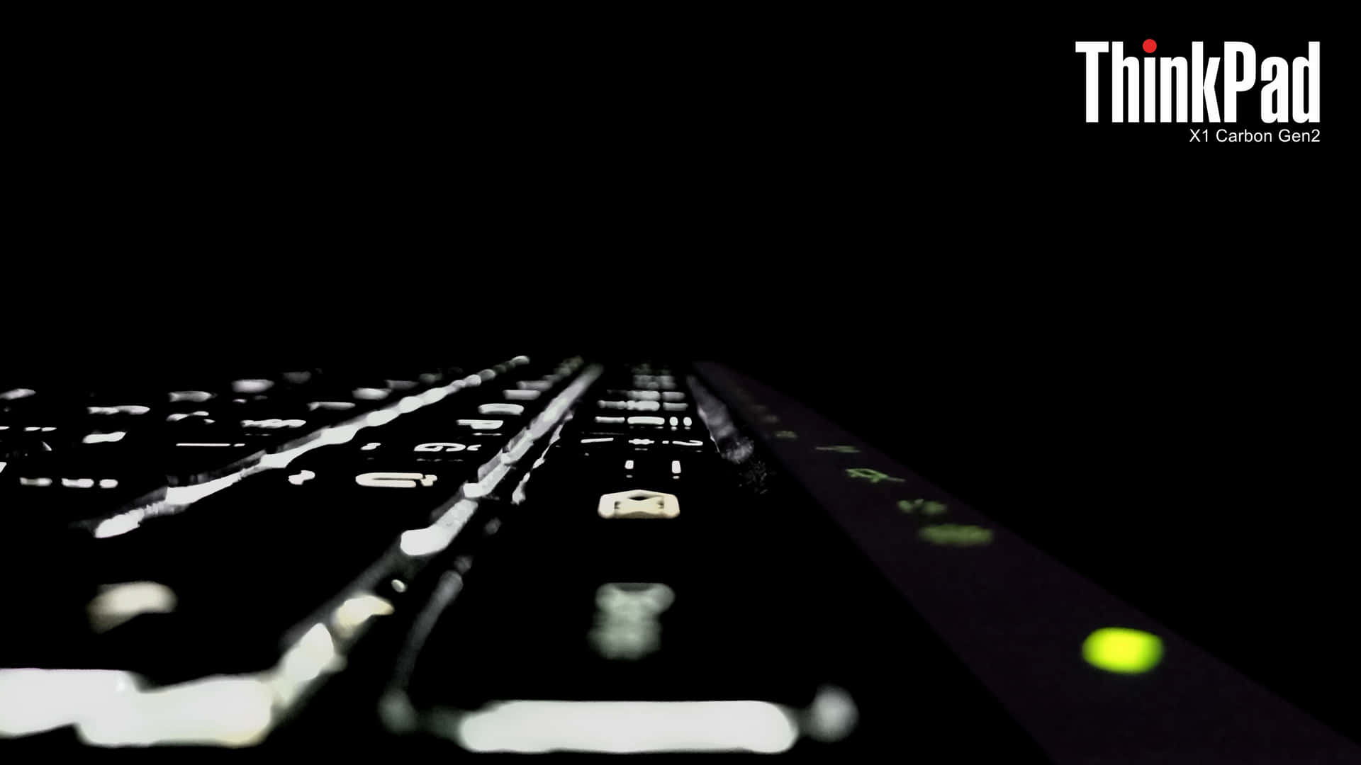 Think Pad X1 Carbon Gen2 Keyboard Glow Wallpaper