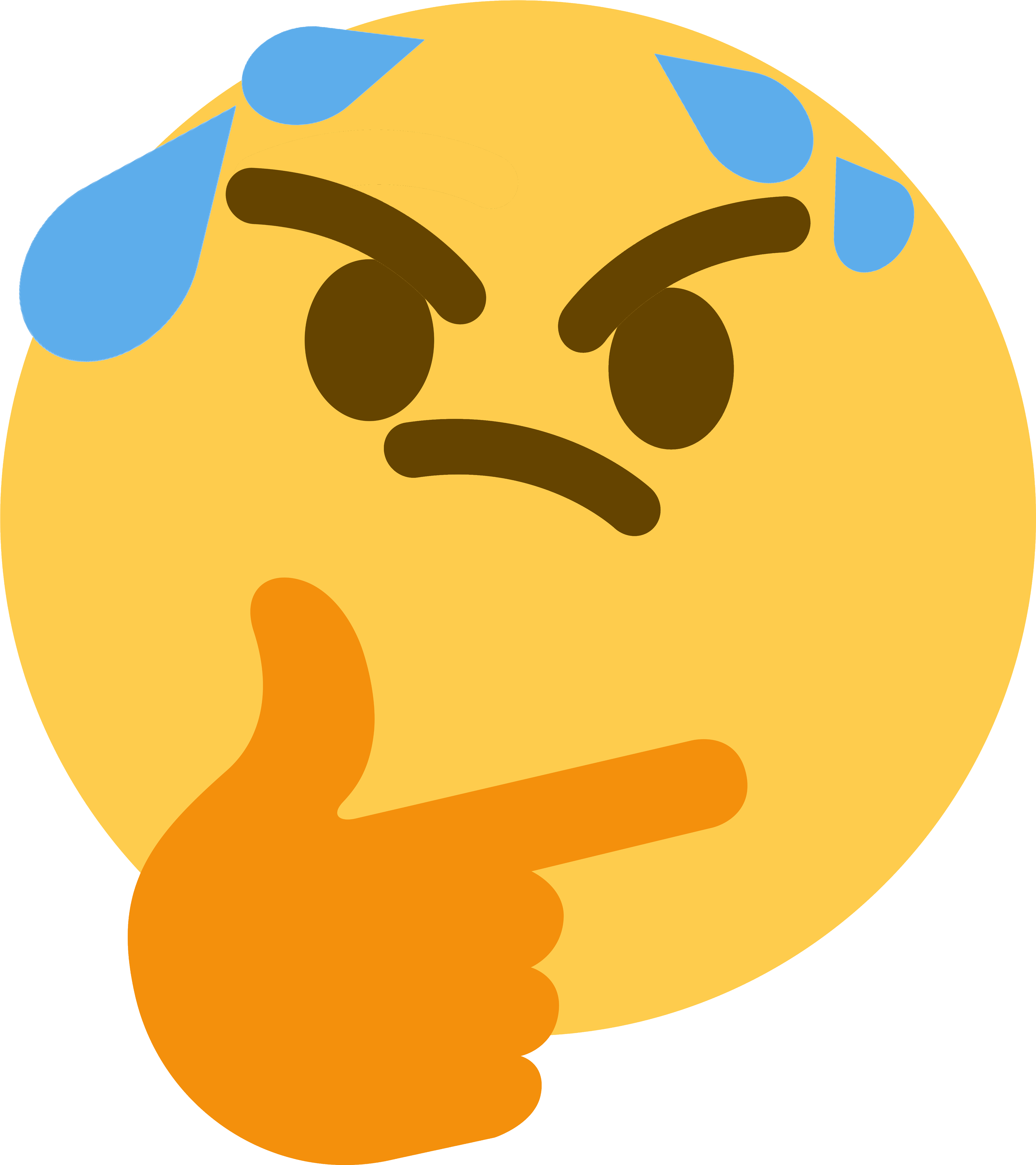 Thinking Face Emojiwith Thumbs Up PNG