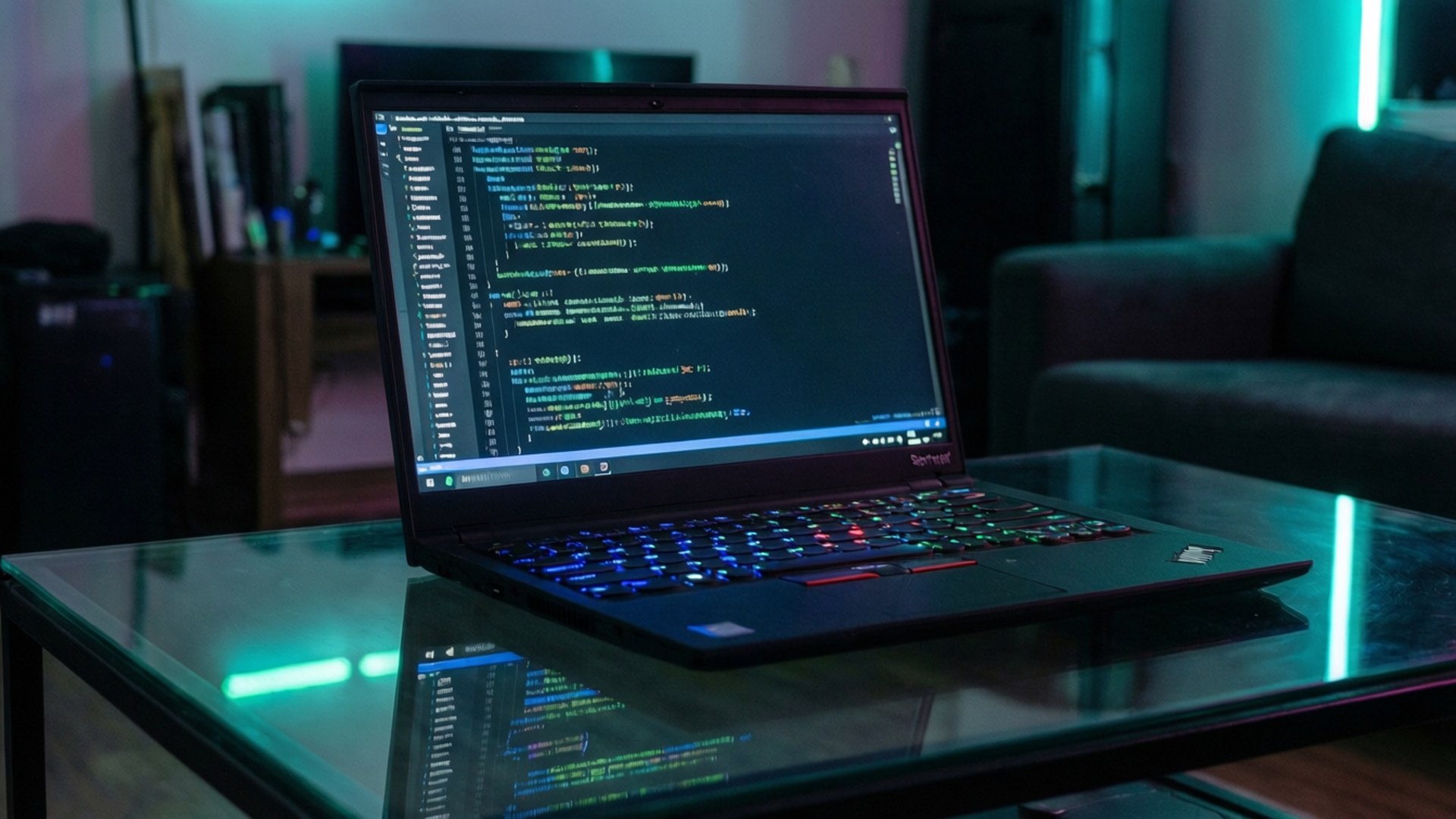 Thinkpad Coding Setup Wallpapers