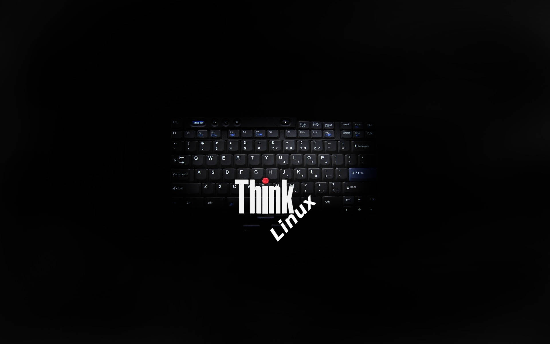 Thinkpad Linux Gaming Keyboard Hd Wallpaper