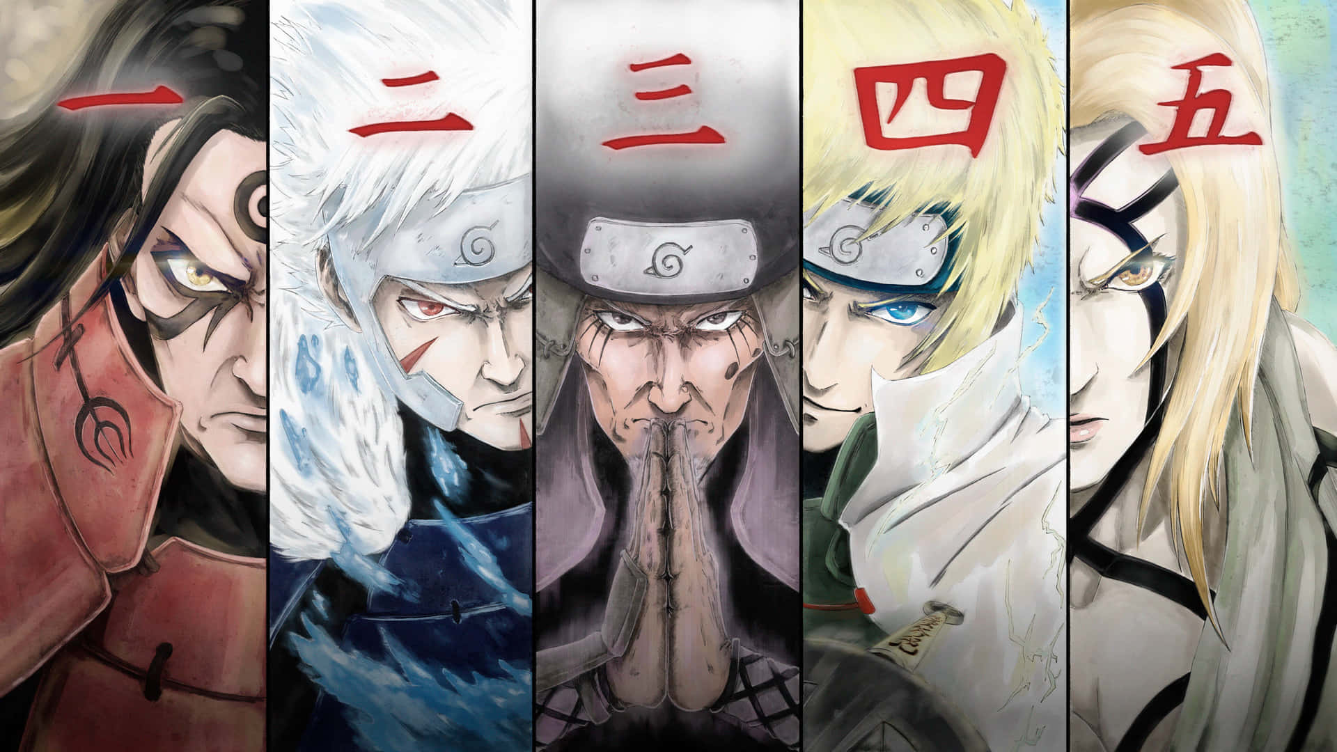 The Wise Third Hokage, Hiruzen Sarutobi in action Wallpaper