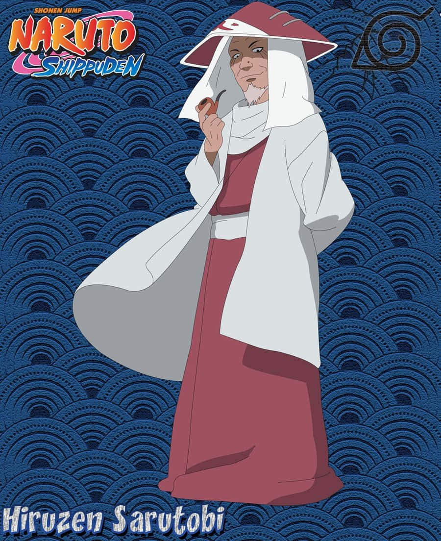 Third Hokage standing tall and strong Wallpaper