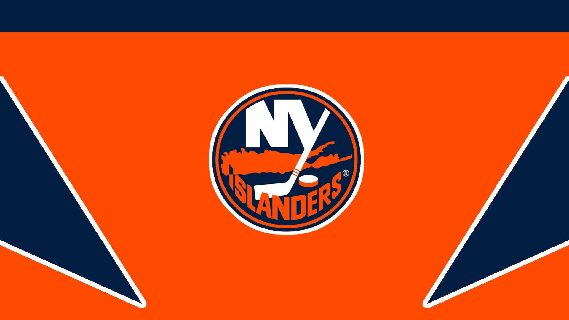 Third Orange New York Islanders Jersey Wallpaper