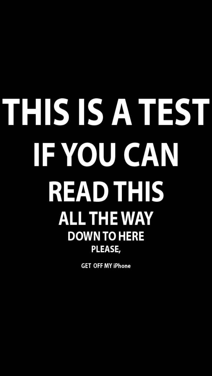 Dette er en test, hvis du kan læse dette. Wallpaper