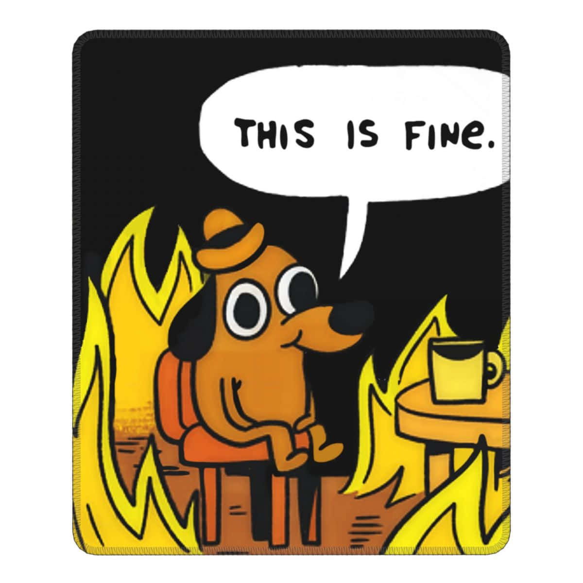 "This Is Fine" Wallpaper