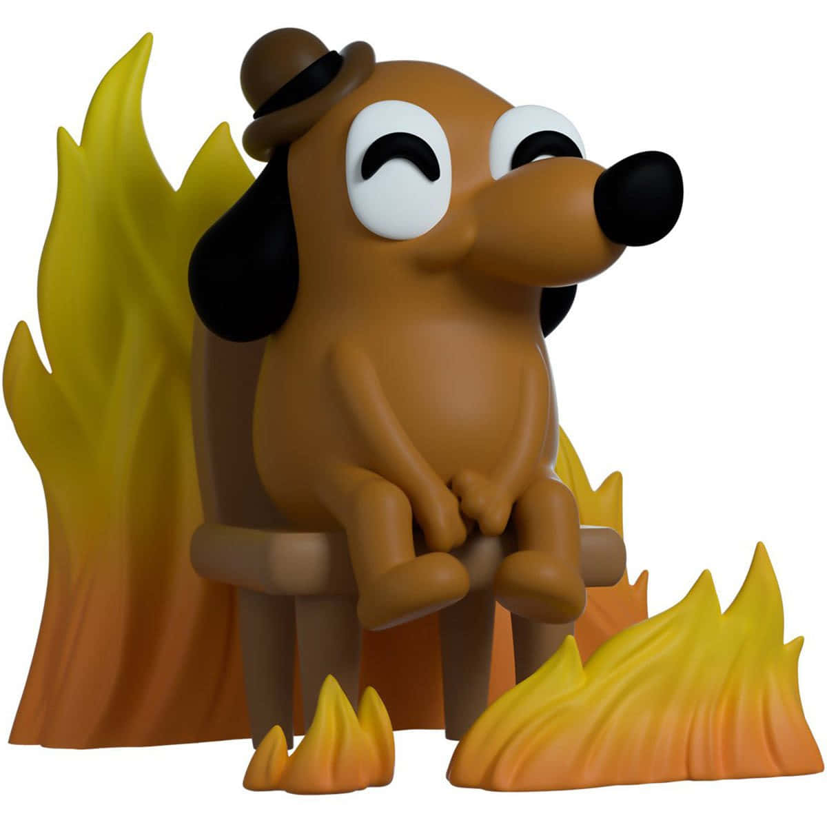 Download This Is Fine Dog Getting Sick Wallpaper