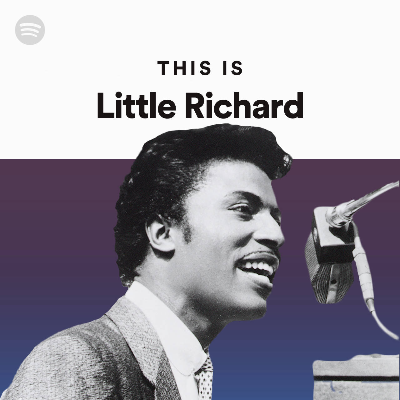 Dettaär Omslaget Till Little Richard Spotify-spellistan. Wallpaper