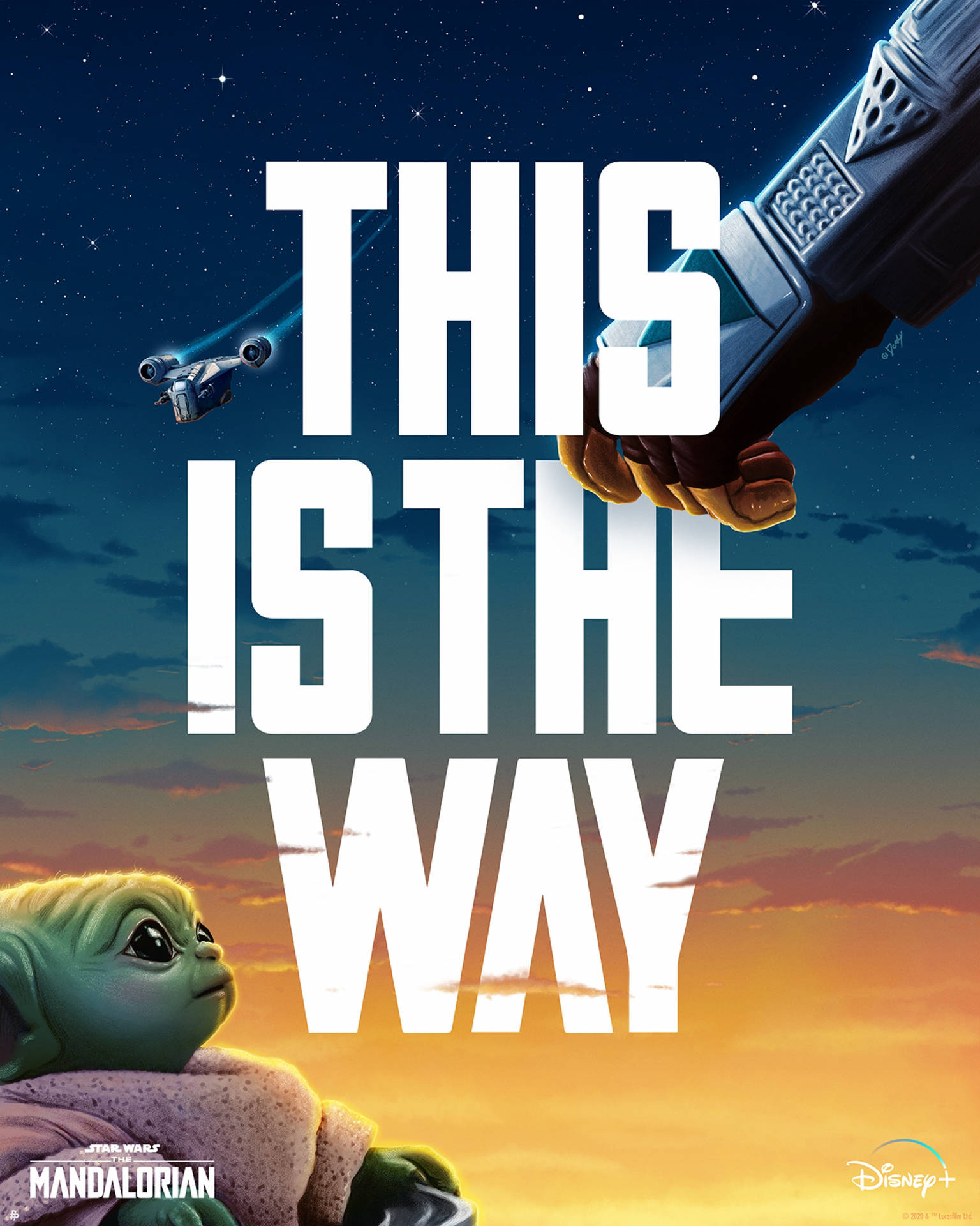 This Is The Way Disneyplus Poster