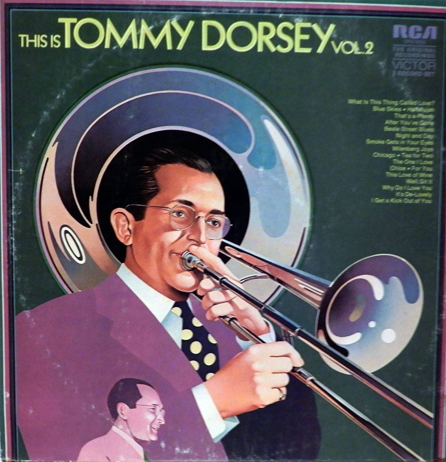 Dettaär Omslaget Till Albumet This Is Tommy Dorsey Volume 2. Wallpaper