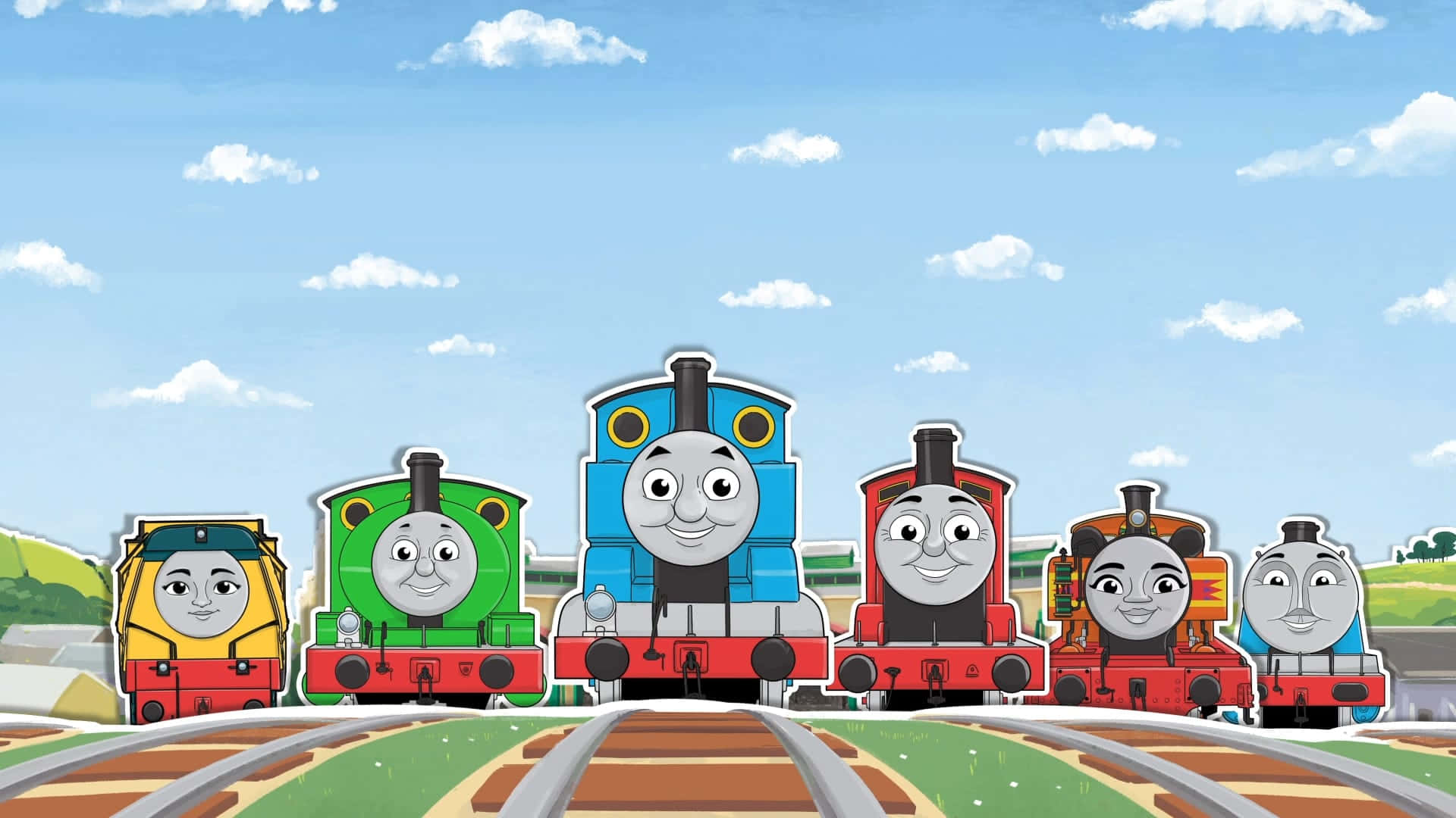 Thomas And Friends Front View Wallpaper