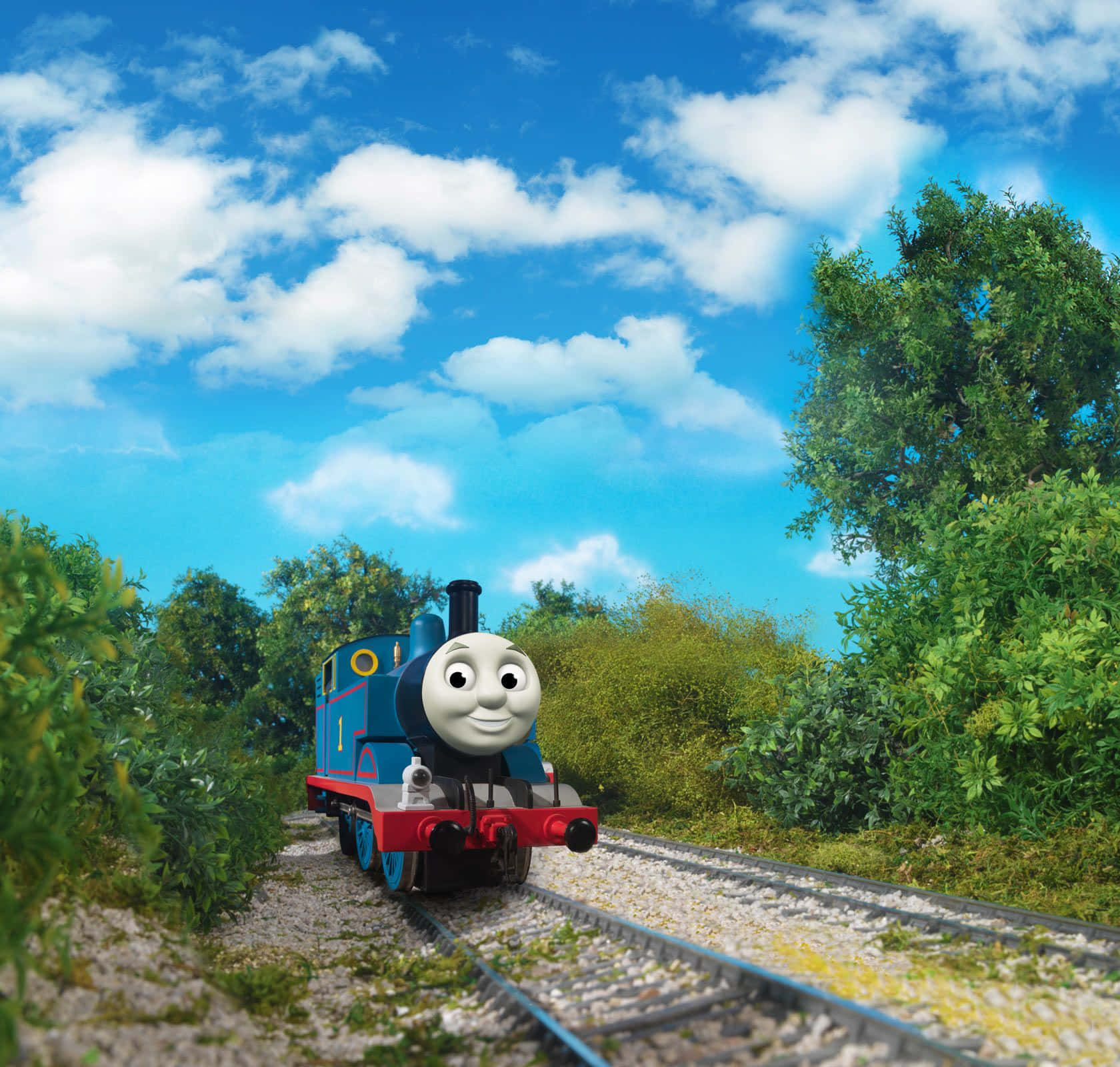 Thomas And Friends In Nature Wallpaper