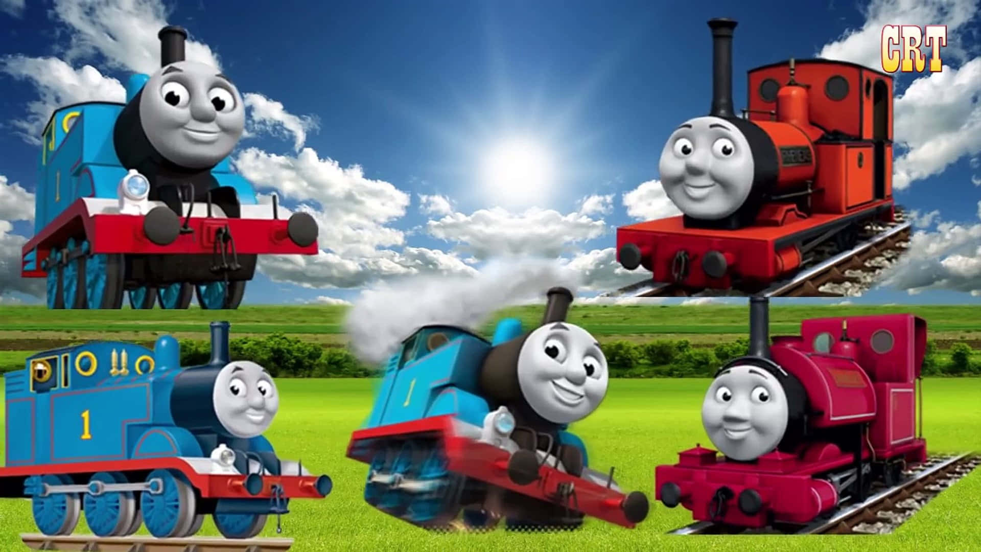 Thomas And Friends One Sunny Day Wallpaper