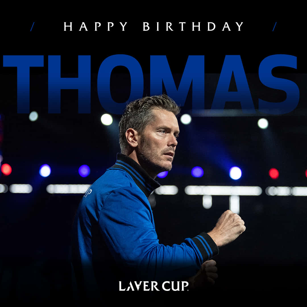 Felicitaciónde Cumpleaños De Thomas Enqvist Para La Laver Cup Fondo de pantalla