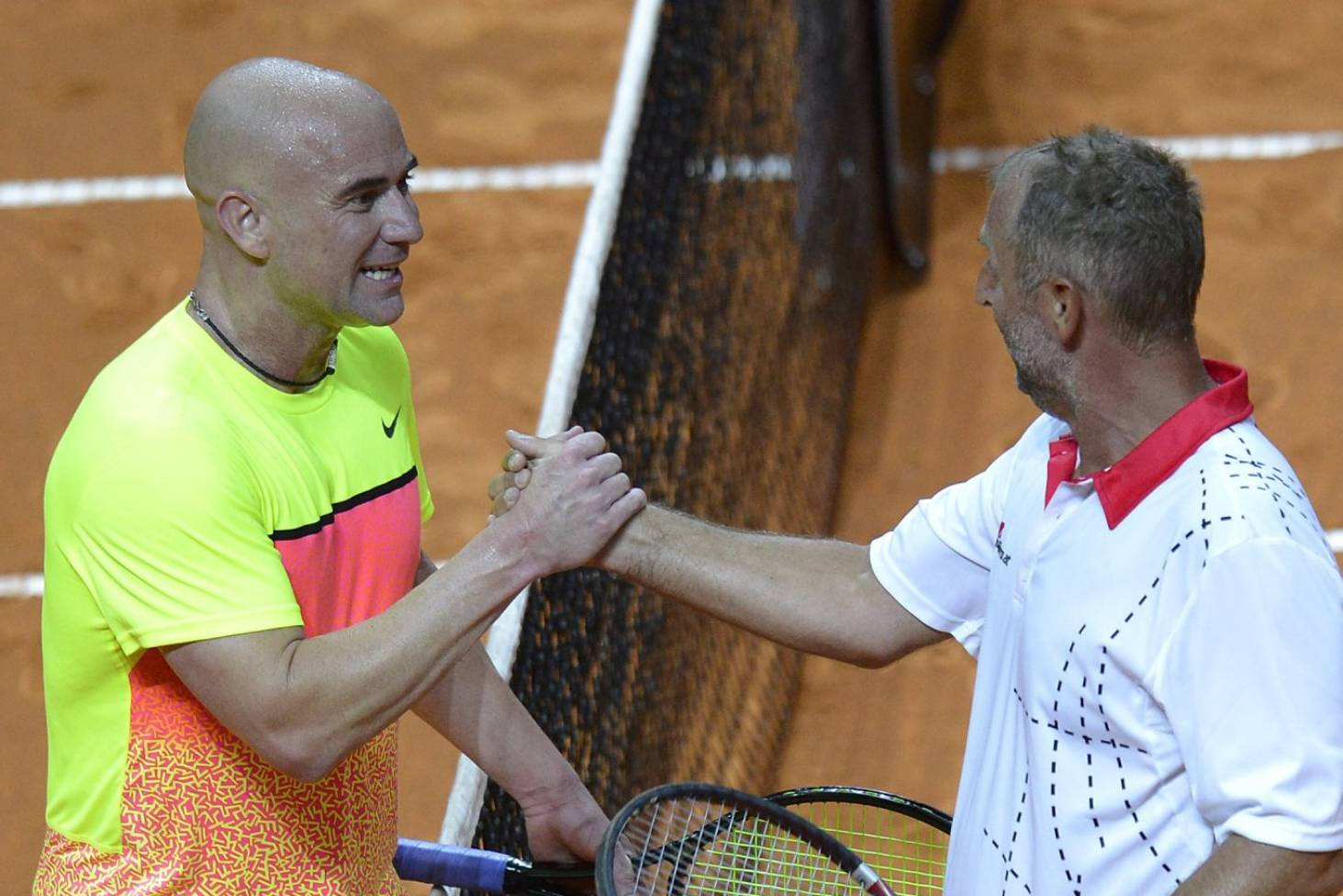 Thomas Muster And Andre Agassi Wallpaper