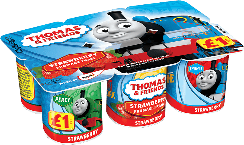 Thomasand Friends Strawberry Yogurt Pack PNG