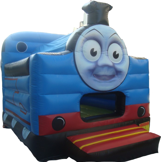 Download Thomasthe Tank Engine Inflatable Bouncer | Wallpapers.com