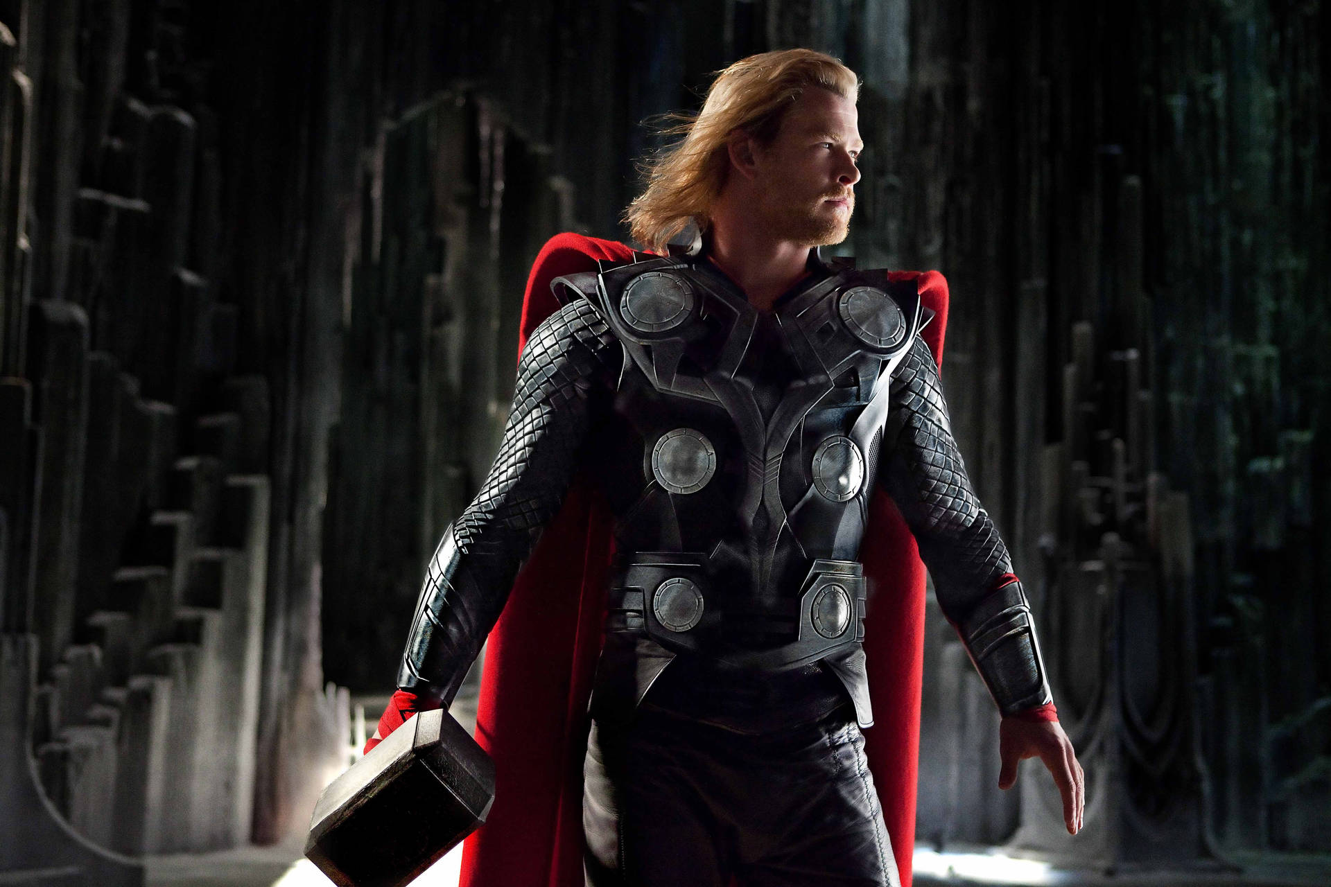 Thor Suited Up in His Asgardian Armor Wallpaper