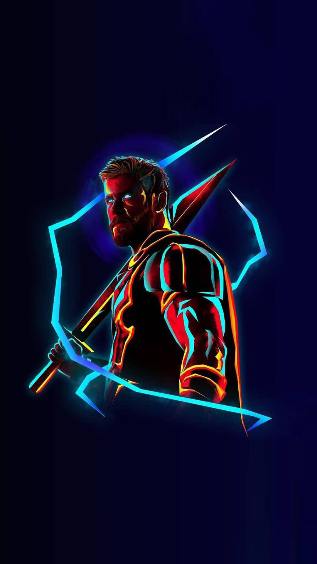 Thor Com O Iphone Dos Vingadores De Mjolnir Papel de Parede