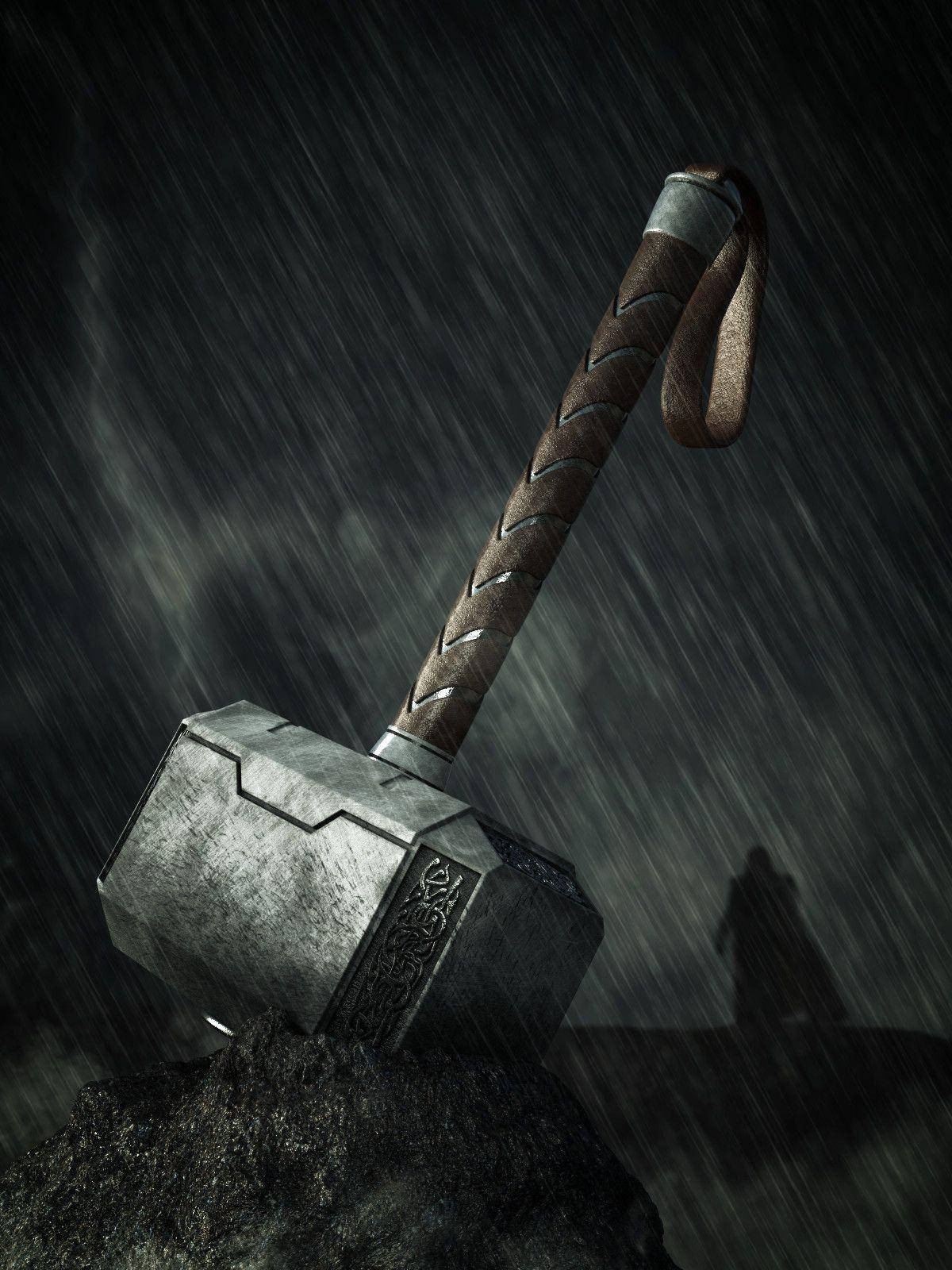 "Powerful Possibilities of Thor's Hammer" Wallpaper