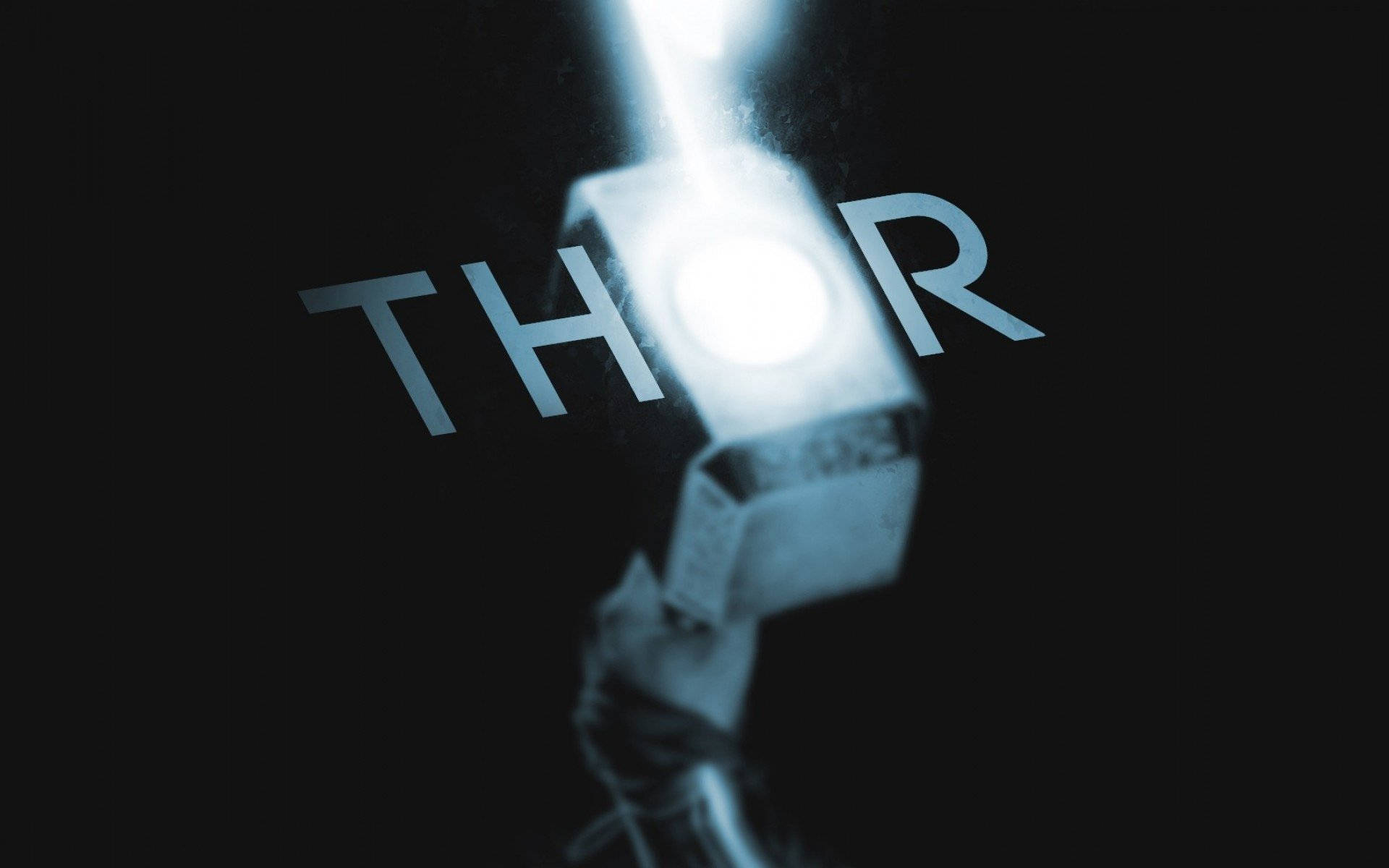 Thor Hammer Graphics With Text Wallpaper