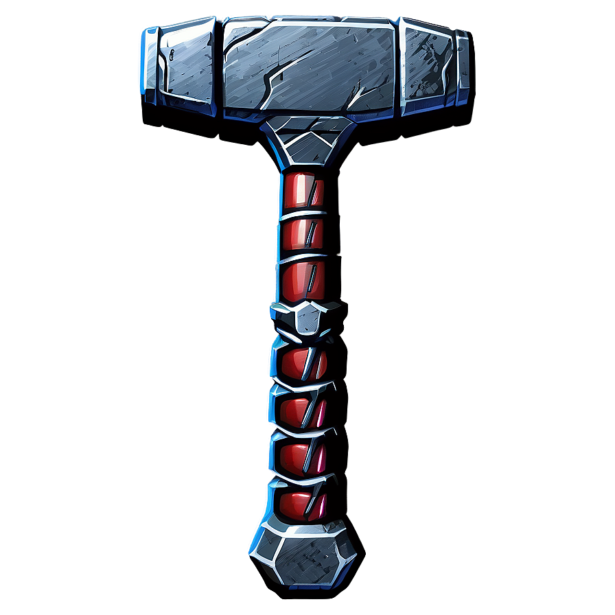 Thor Hammer With Lightning Png Rto99 PNG