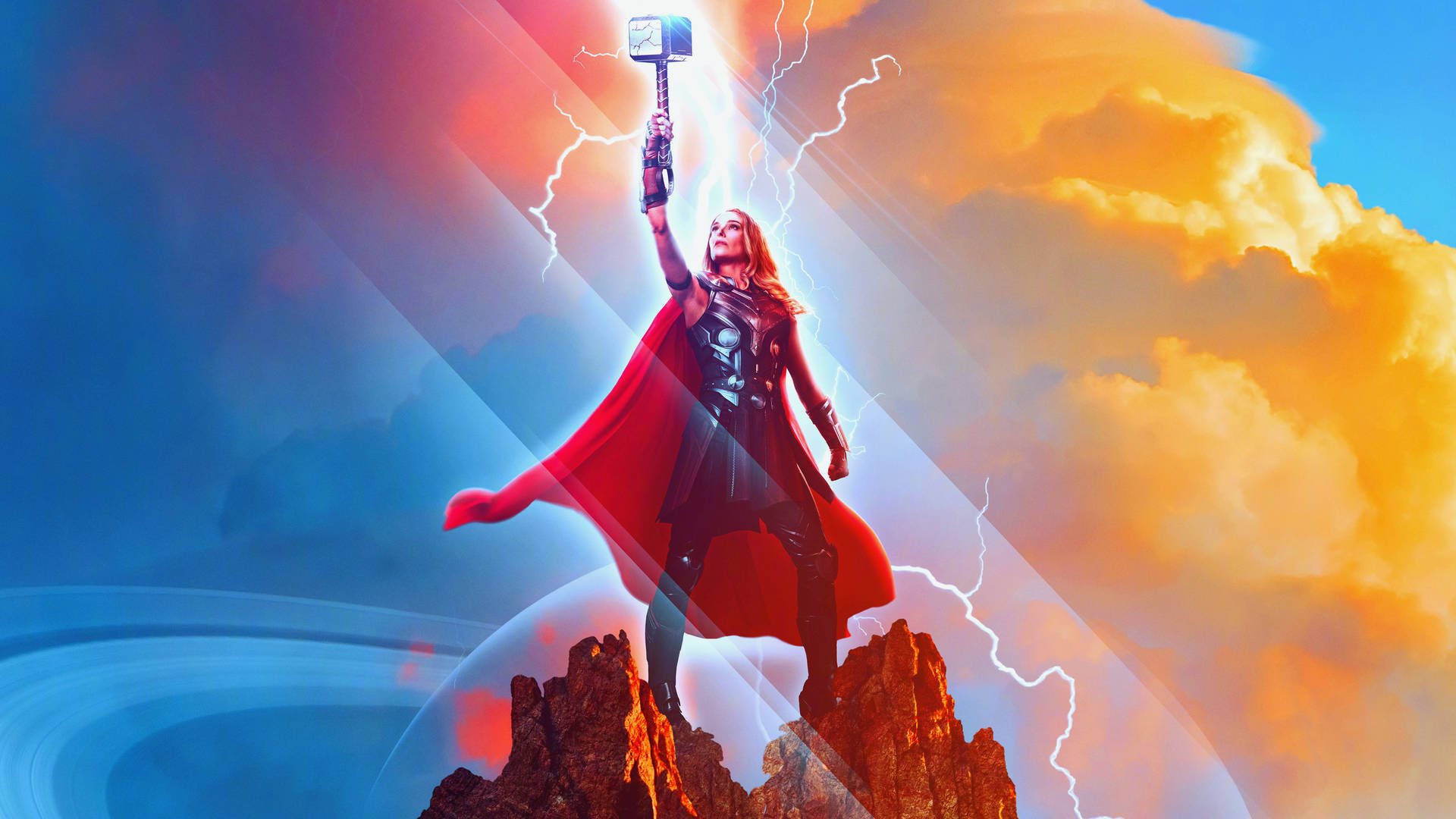 Thor Love And Thunder Jane Foster Art Wallpaper