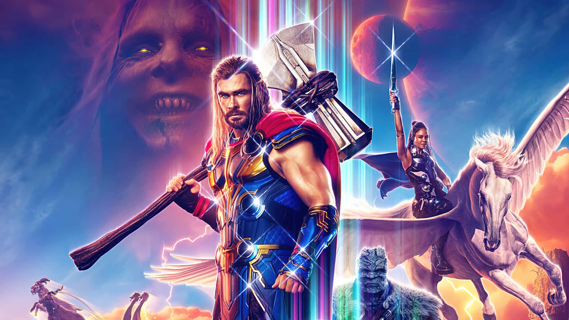 Thor: Ragnarok - Witness an Epic Battle For Asgard Wallpaper