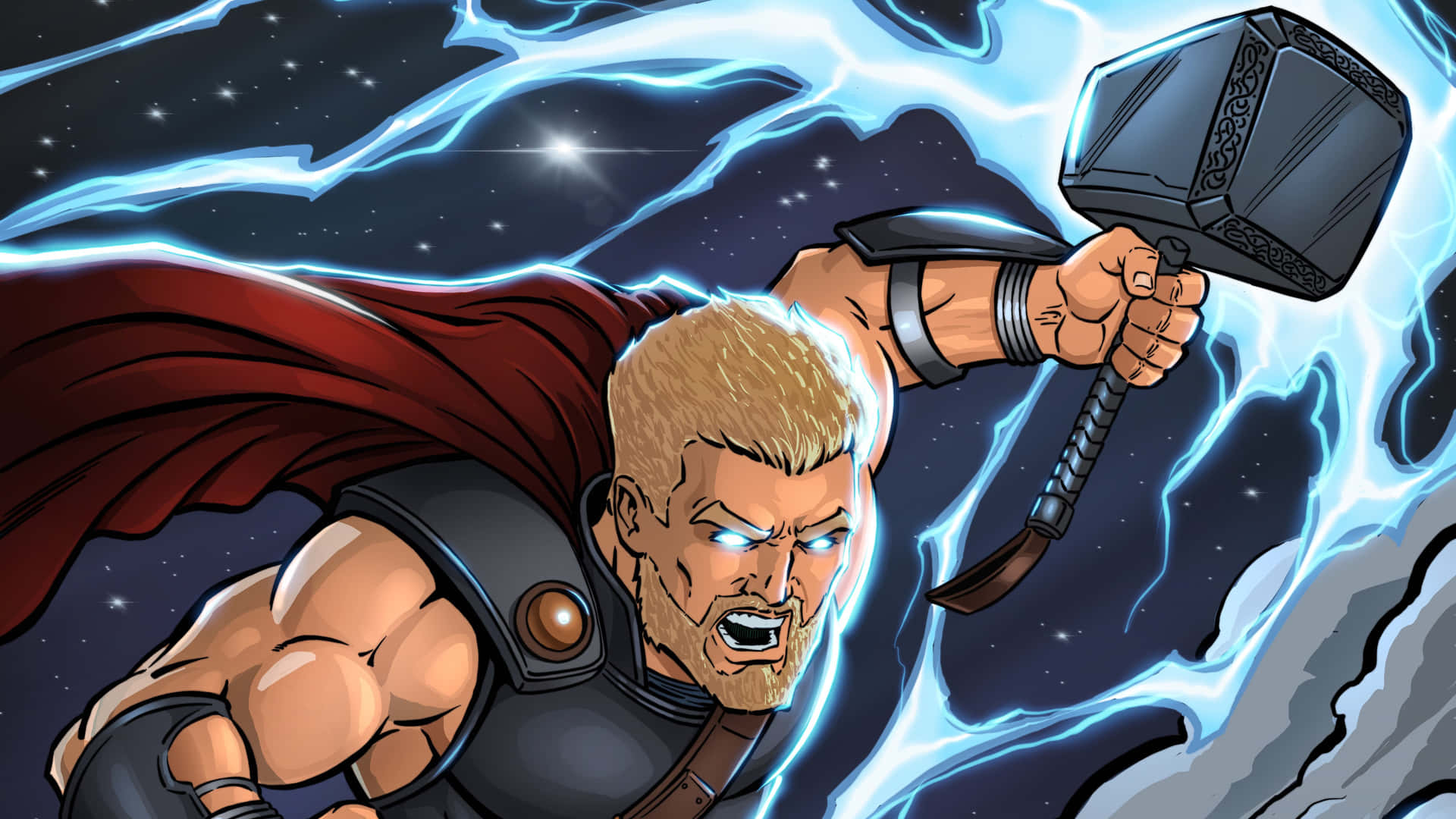 Thor battles Hela in Ragnarok Wallpaper
