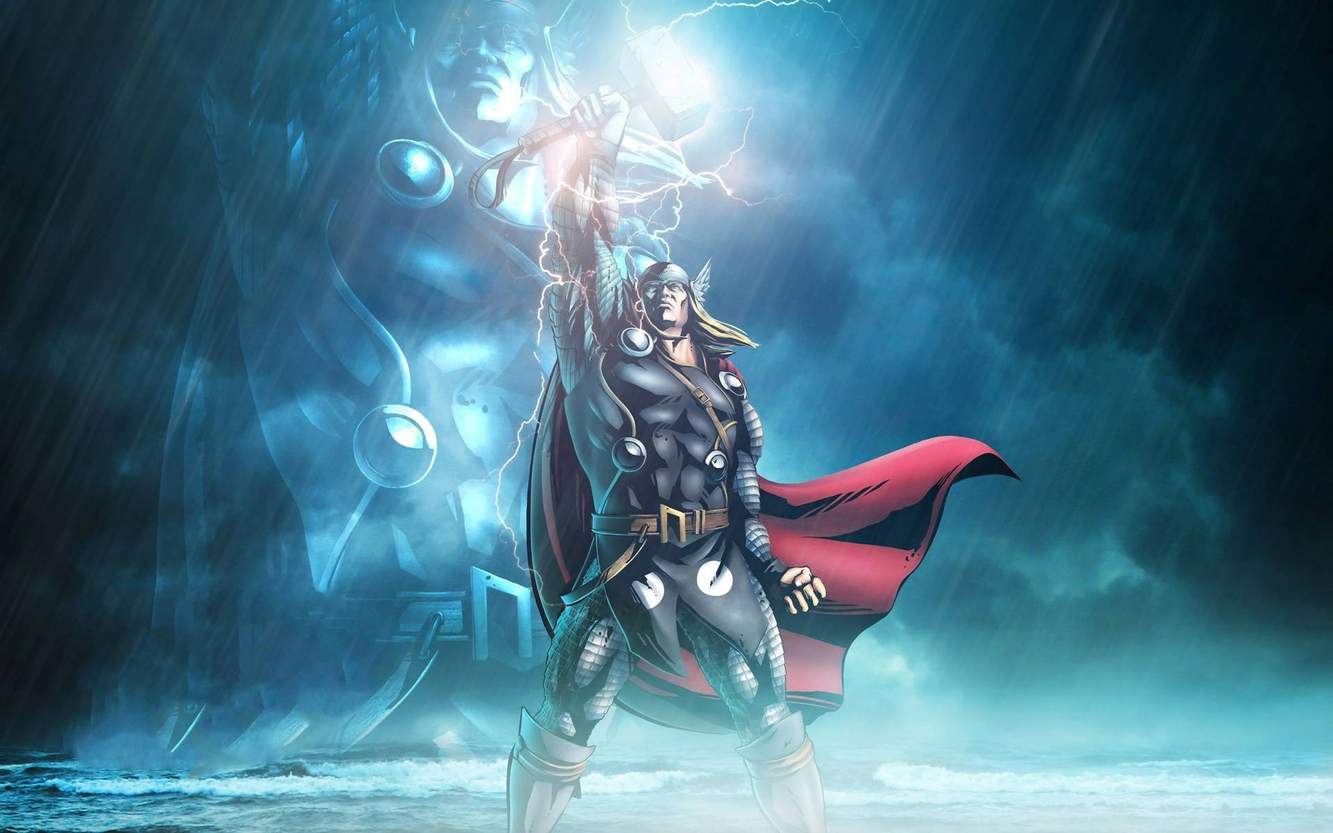 Thor Superhero God Of Thunder Background