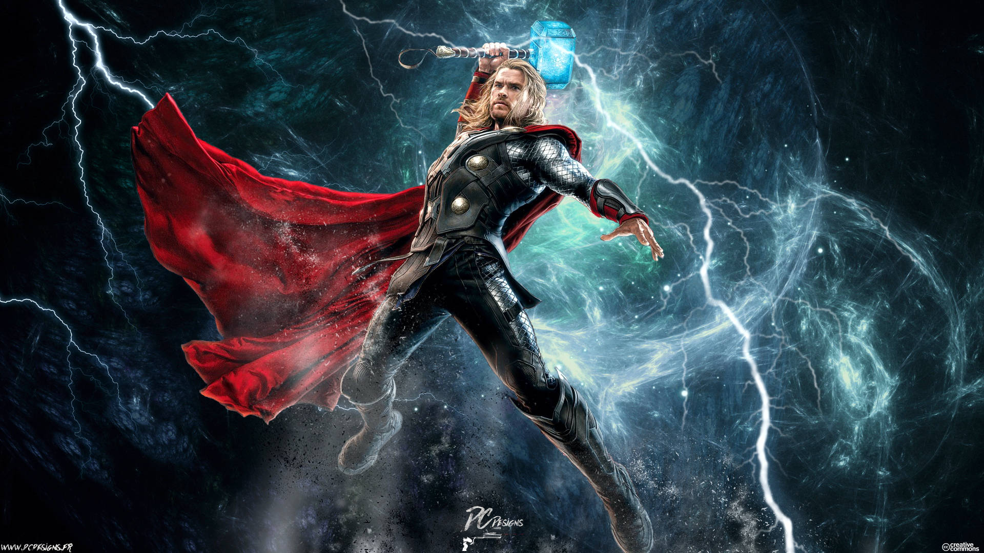 Download Thor With Mjolnir 4k Marvel Iphone Wallpaper 
